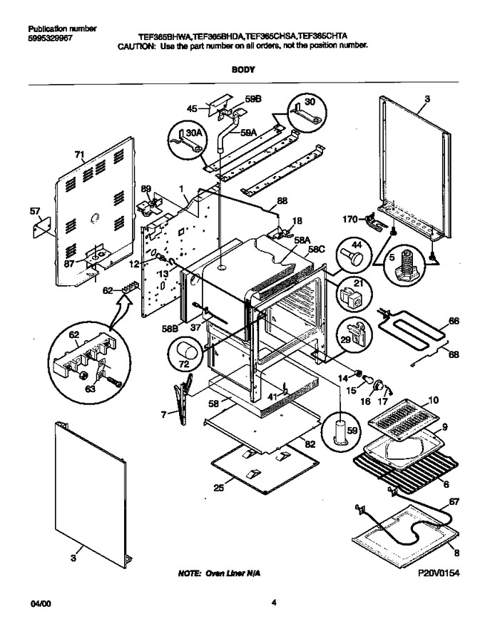 Diagram for TEF365BHWA