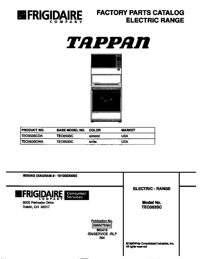 Diagram for TEO353SCWA