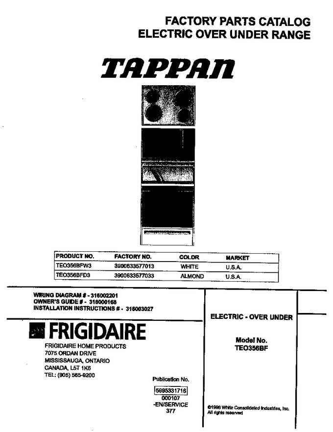 Diagram for TEO356BFW3