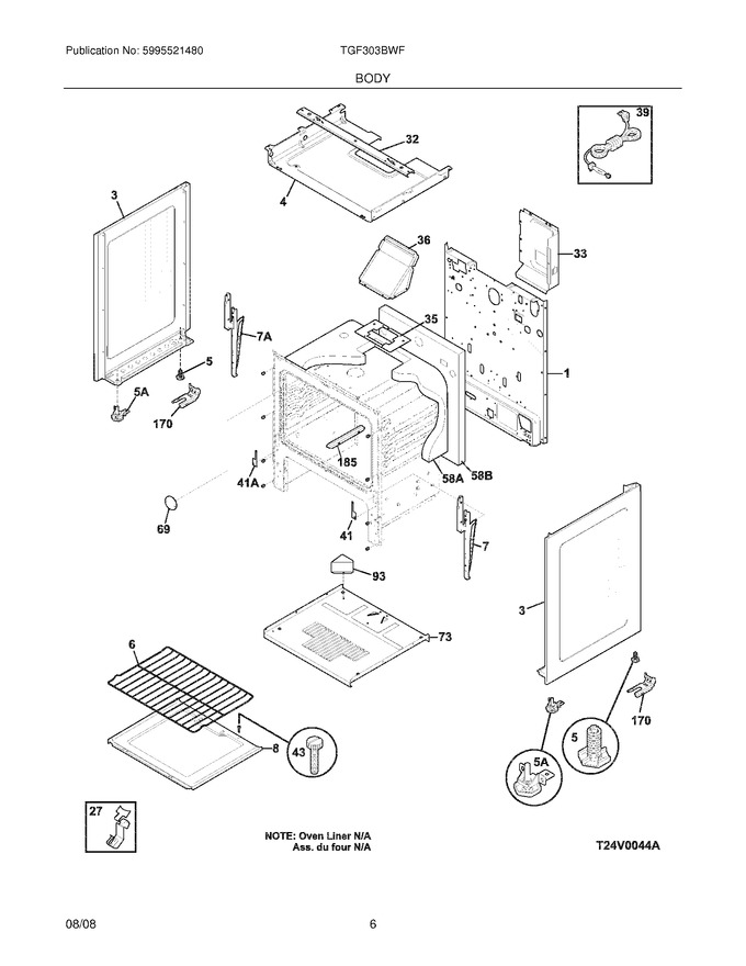 Diagram for TGF303BWF