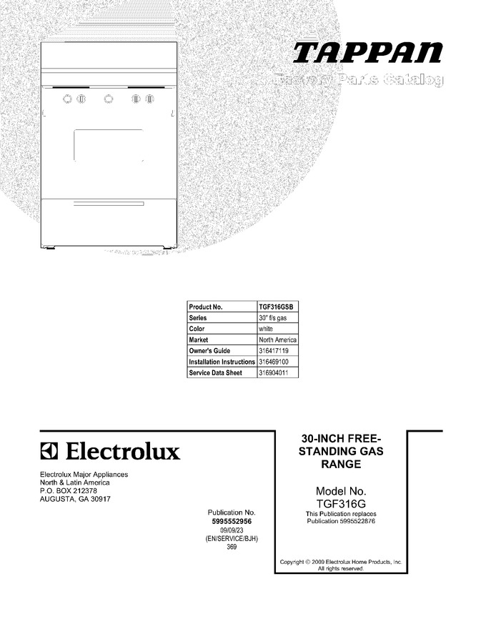 Diagram for TGF316GSB