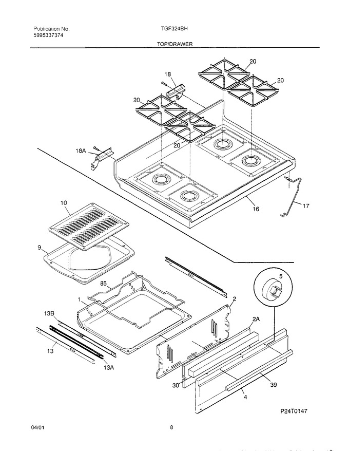 Diagram for TGF324BHWB