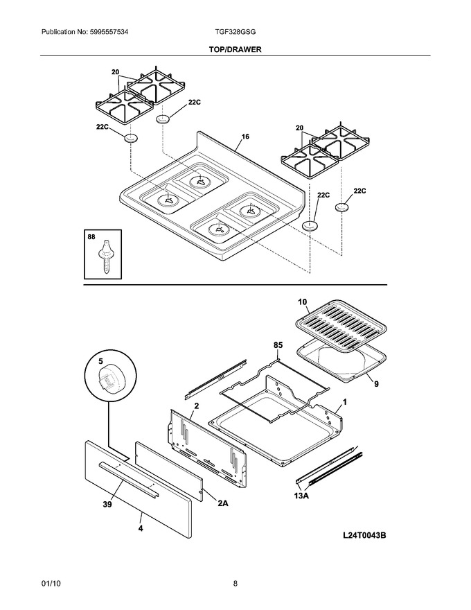 Diagram for TGF328GSG