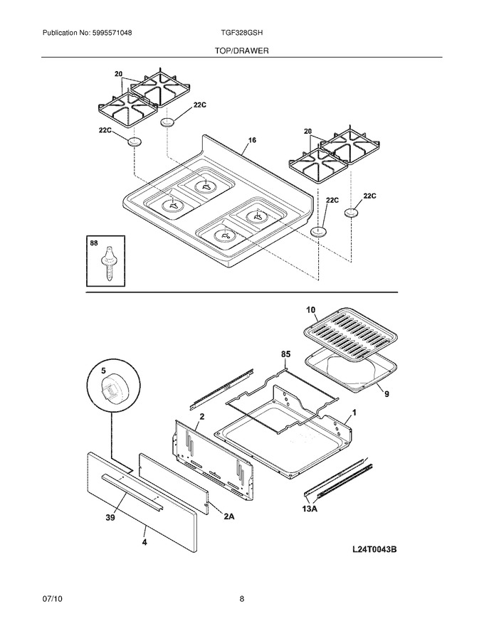 Diagram for TGF328GSH