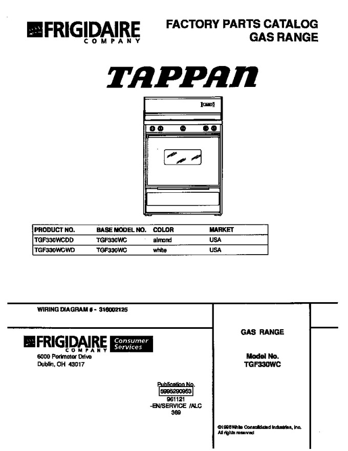 Diagram for TGF330WCWD