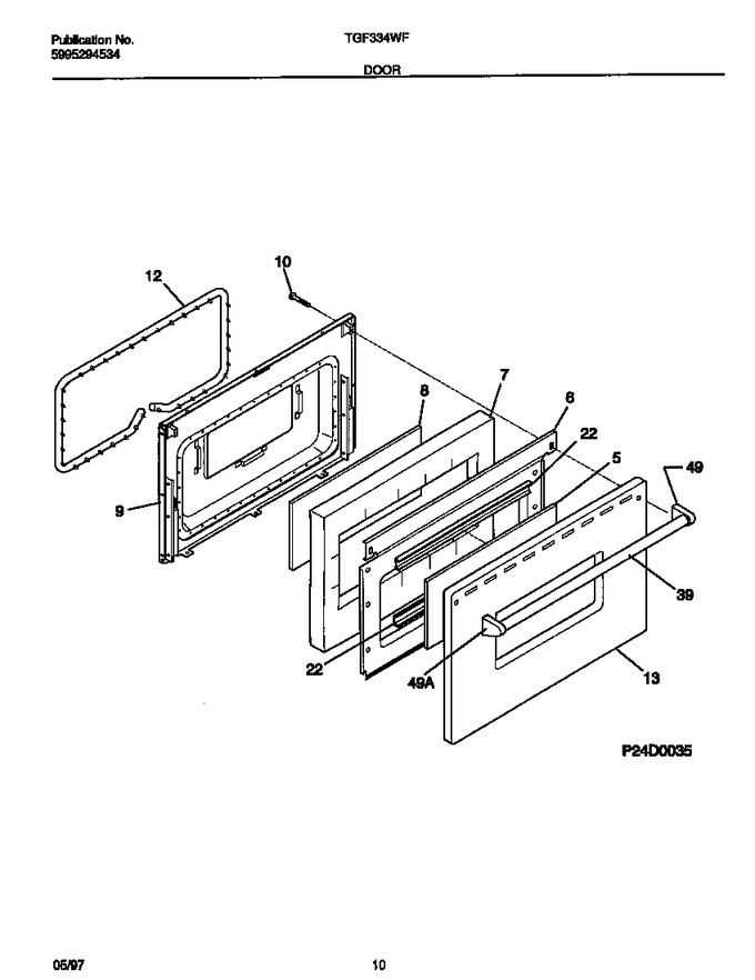 Diagram for TGF334WFSA