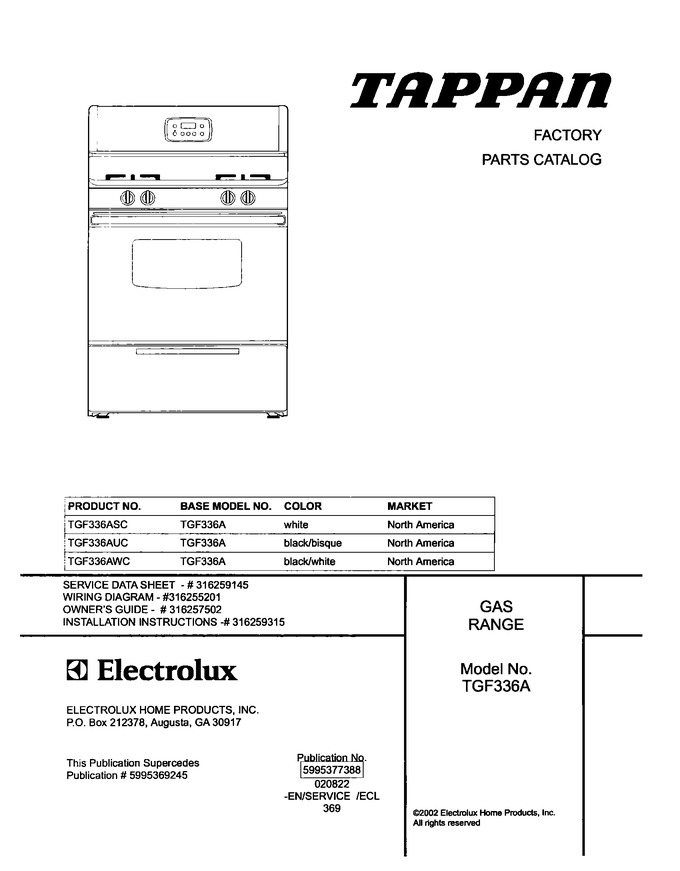 Diagram for TGF336AWC