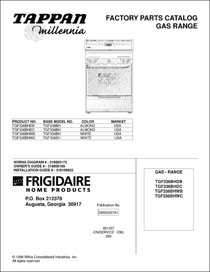 Diagram for TGF336BHWC
