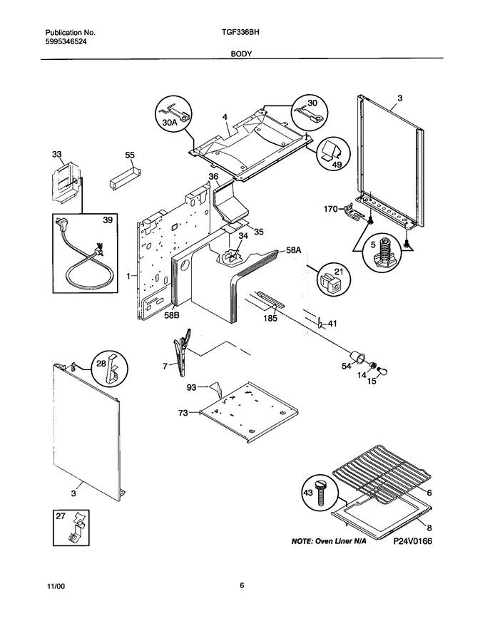 Diagram for TGF336CHSE