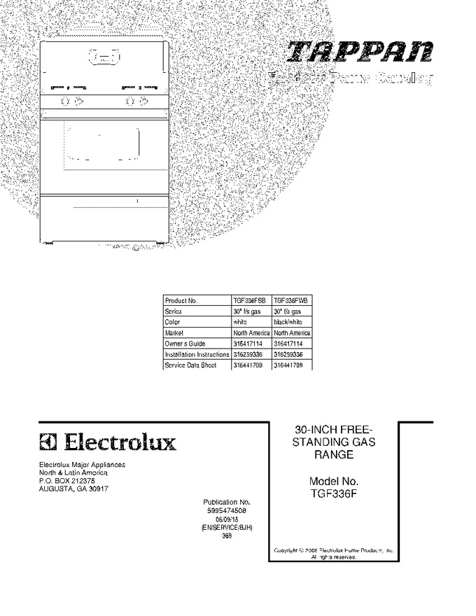 Diagram for TGF336FWB