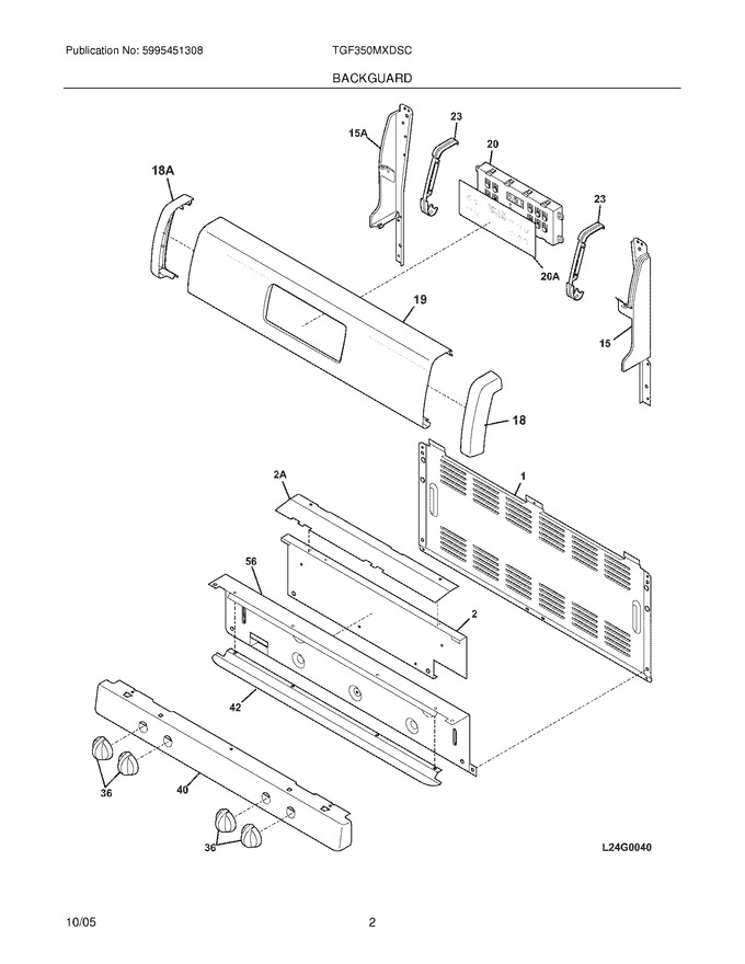 Diagram for TGF350MXDSC
