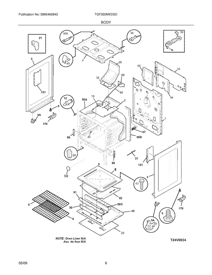 Diagram for TGF350MXDSD