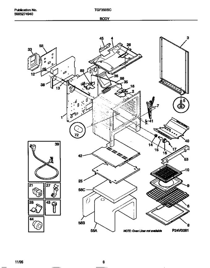 Diagram for TGF350SCWB