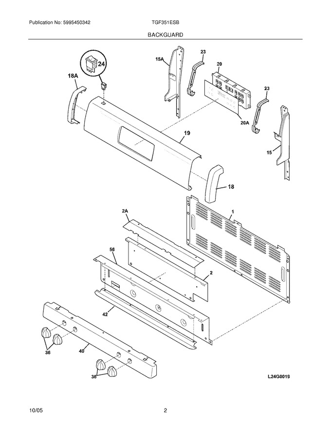 Diagram for TGF351ESB