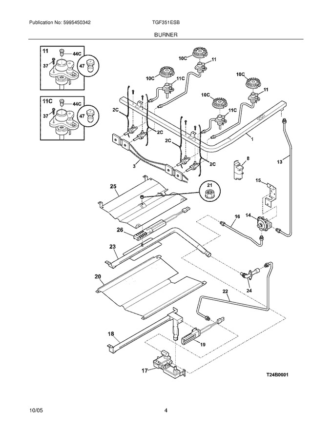 Diagram for TGF351ESB