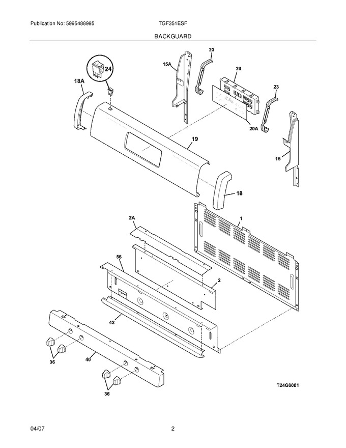 Diagram for TGF351ESF