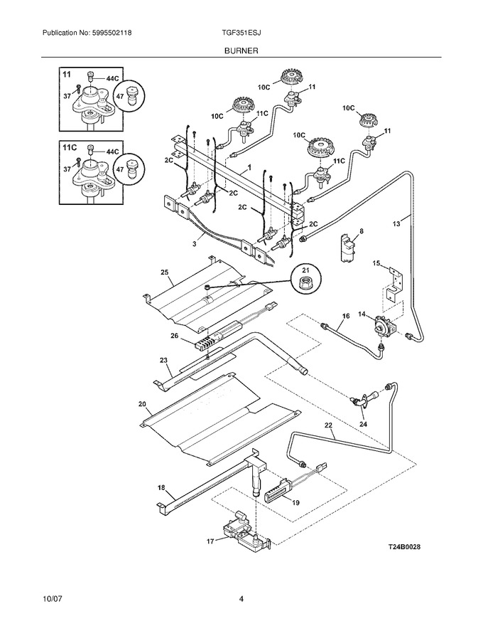 Diagram for TGF351ESJ