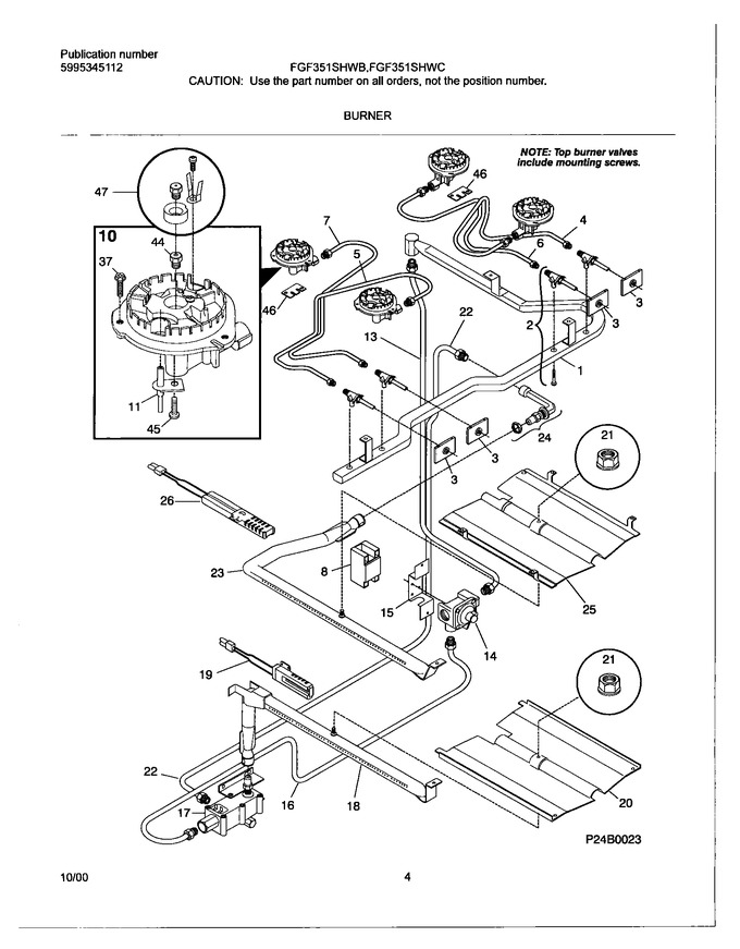 Diagram for TGF351SHWB