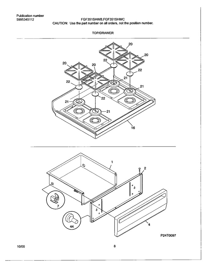 Diagram for TGF351SHWB