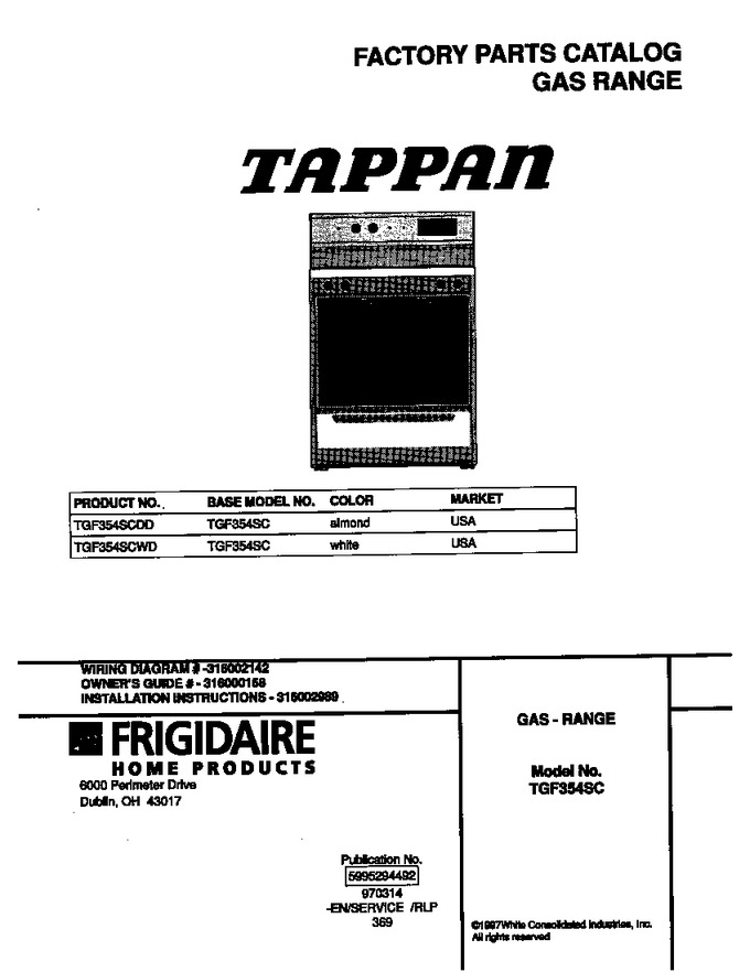 Diagram for TGF354SCWD