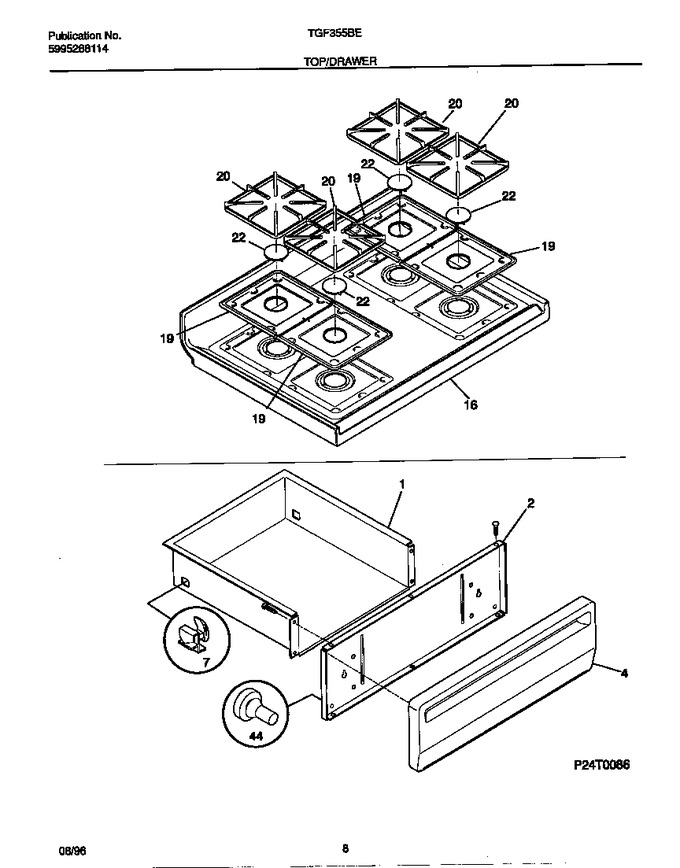 Diagram for TGF355BEWA