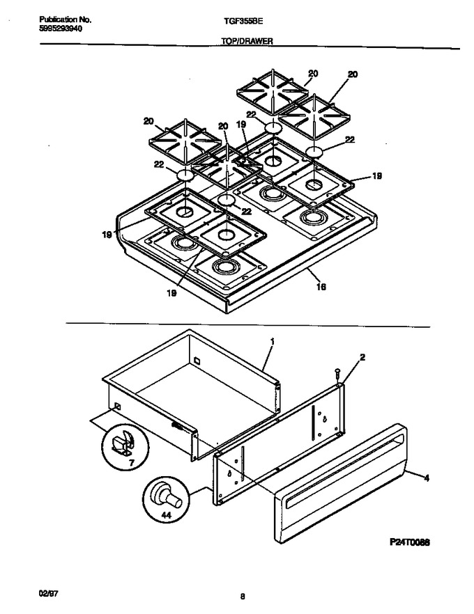 Diagram for TGF355BEWC