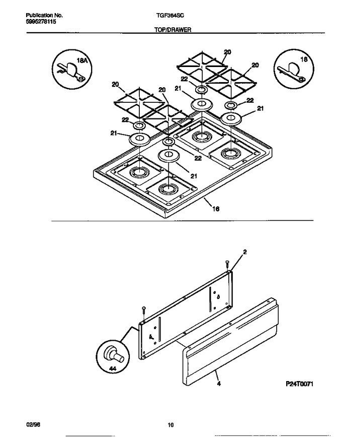 Diagram for TGF364SCWA