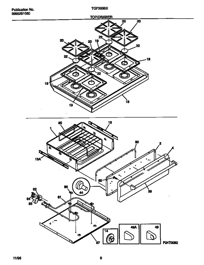 Diagram for TGF365BEWB