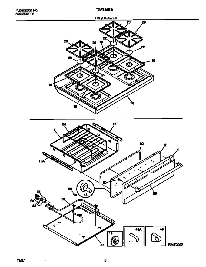 Diagram for TGF365BEDC
