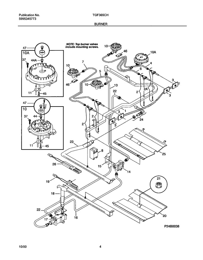 Diagram for TGF365CHTF
