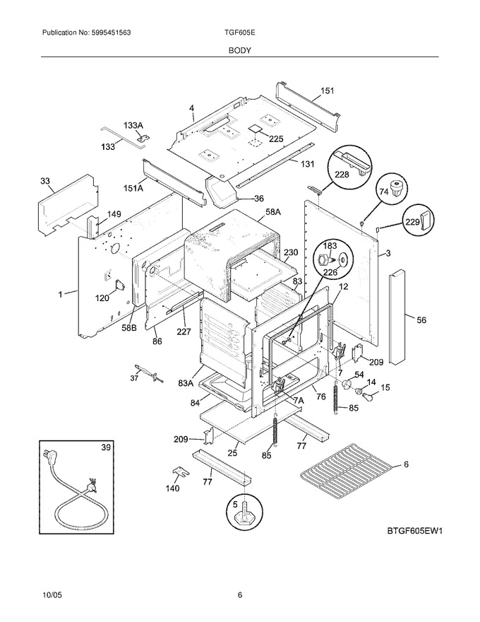 Diagram for TGF605EU1