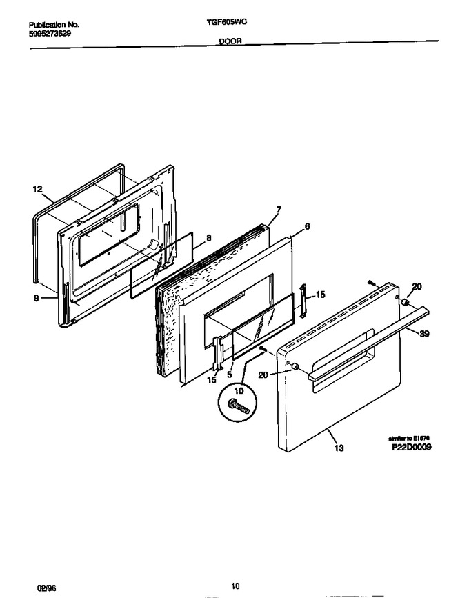 Diagram for TGF605WCDA