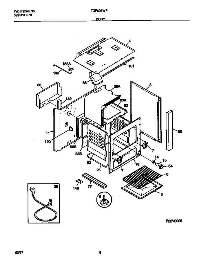 Diagram for TGF605WFW1