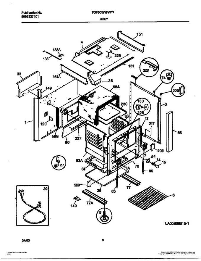 Diagram for TGF605WFD7