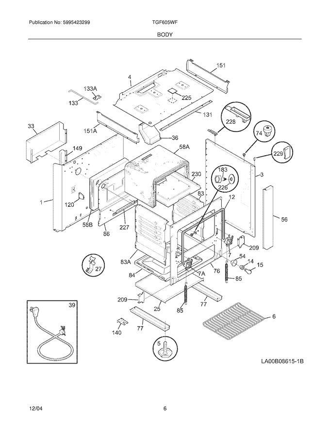Diagram for TGF605WFU2