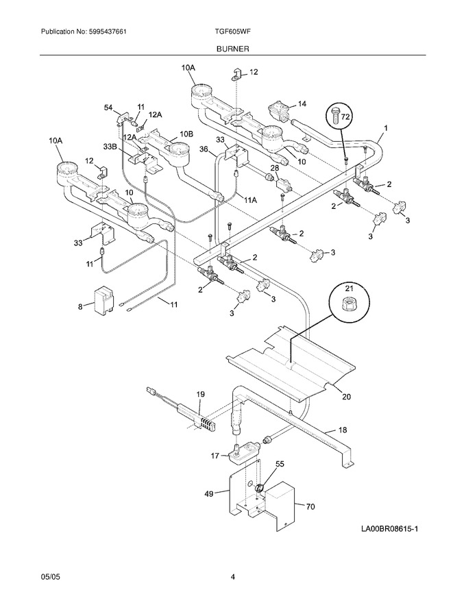 Diagram for TGF605WFW9