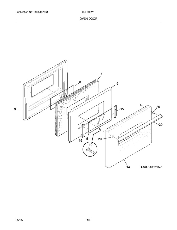 Diagram for TGF605WFW9