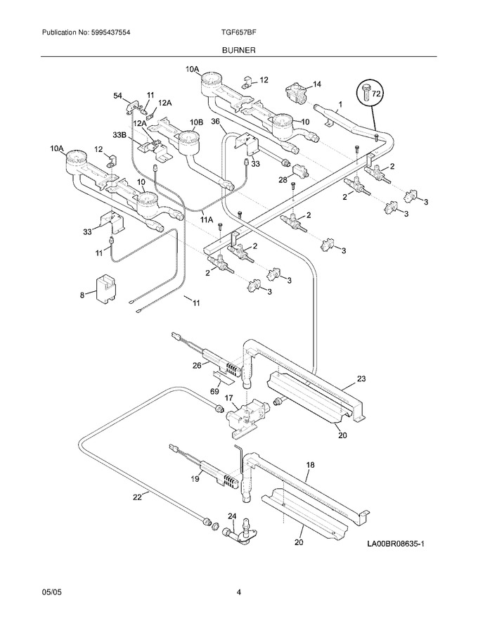 Diagram for TGF657BFW7