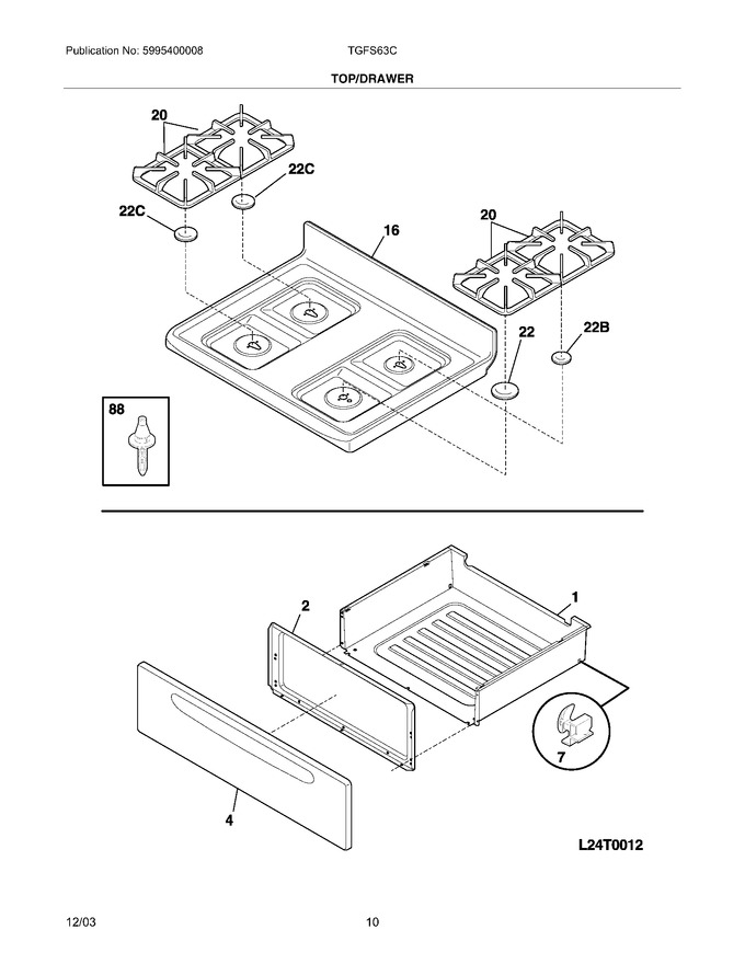 Diagram for TGFS63CQB
