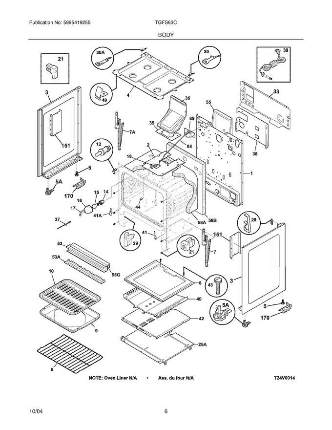 Diagram for TGFS63CSC