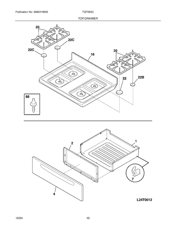 Diagram for TGFS63CBC