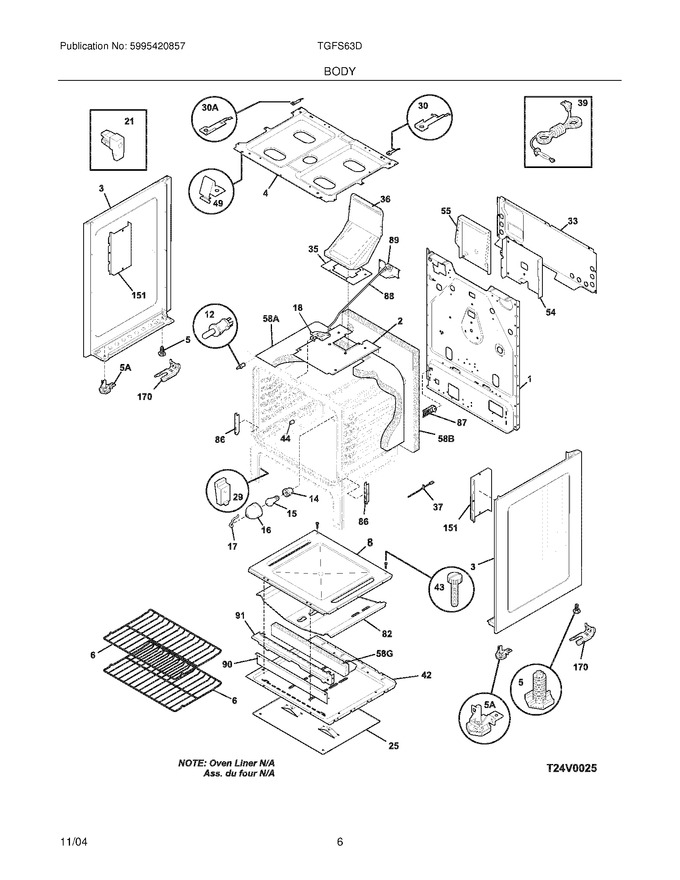 Diagram for TGFS63DSA