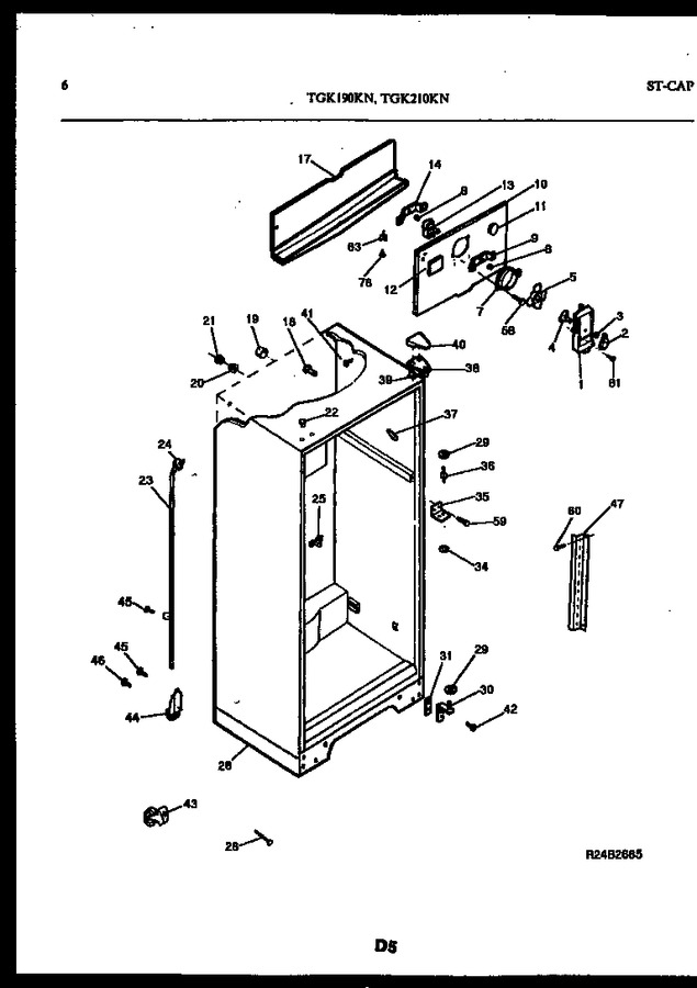 Diagram for TGK210KN0W