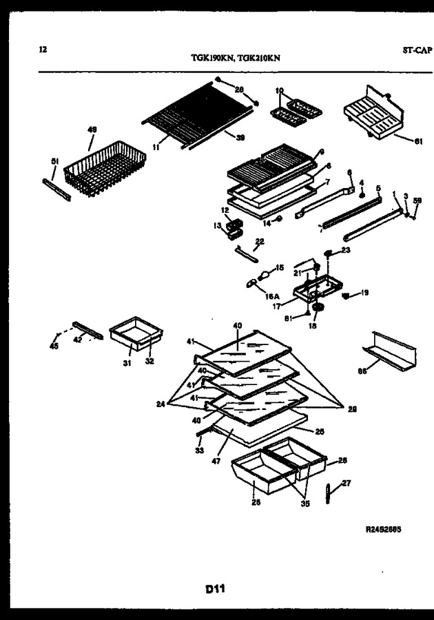 Diagram for TGK210KN0W