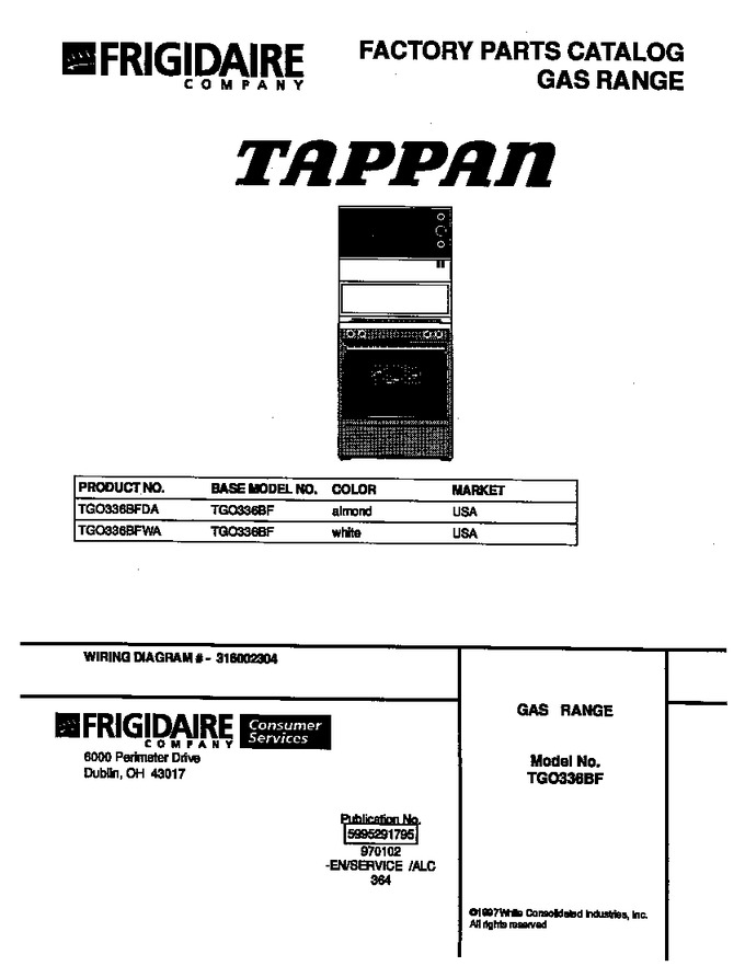 Diagram for TGO336BFDA