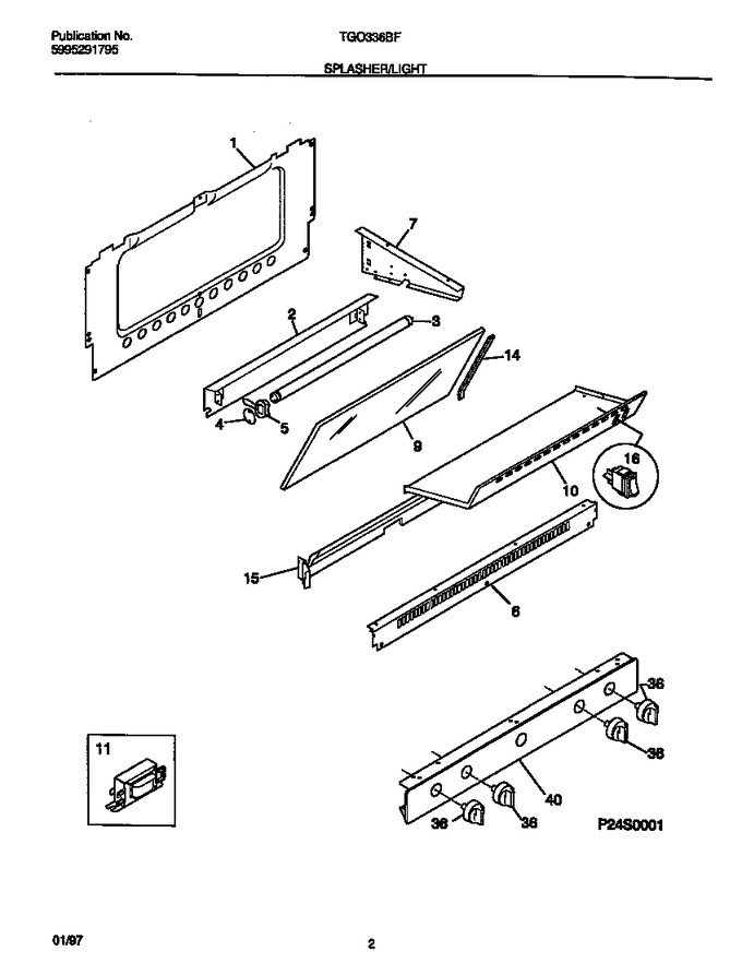 Diagram for TGO336BFWA