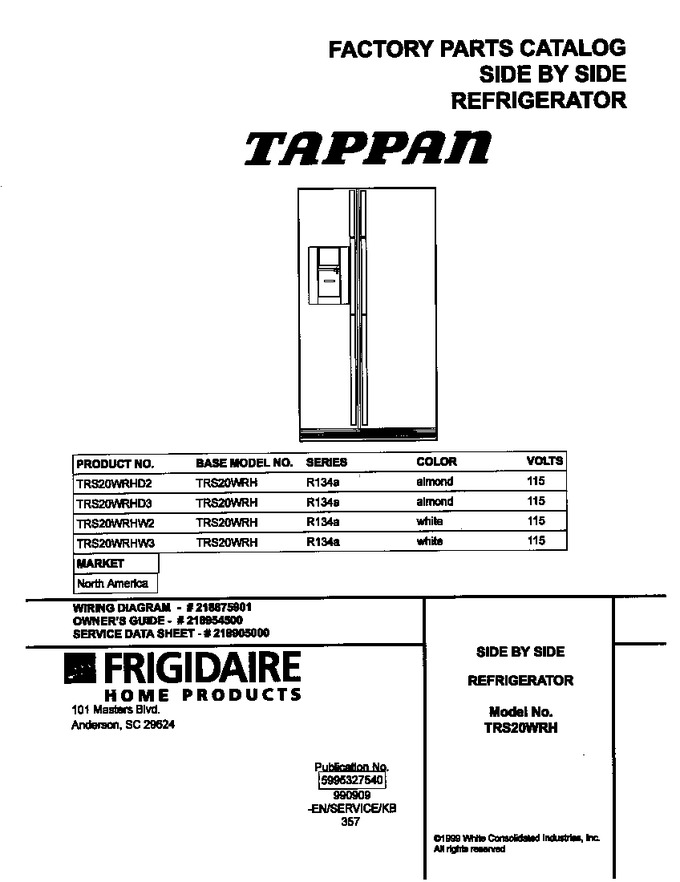 Diagram for TRS20WRHD3