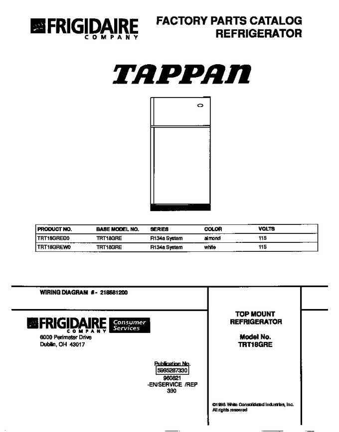 Diagram for TRT18GRED0