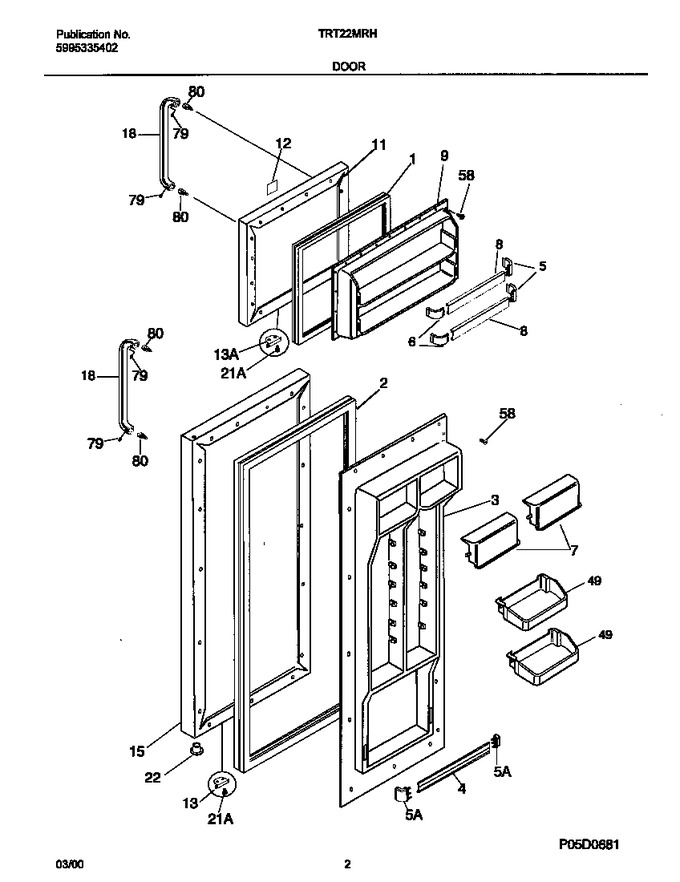 Diagram for TRT22MRHB2