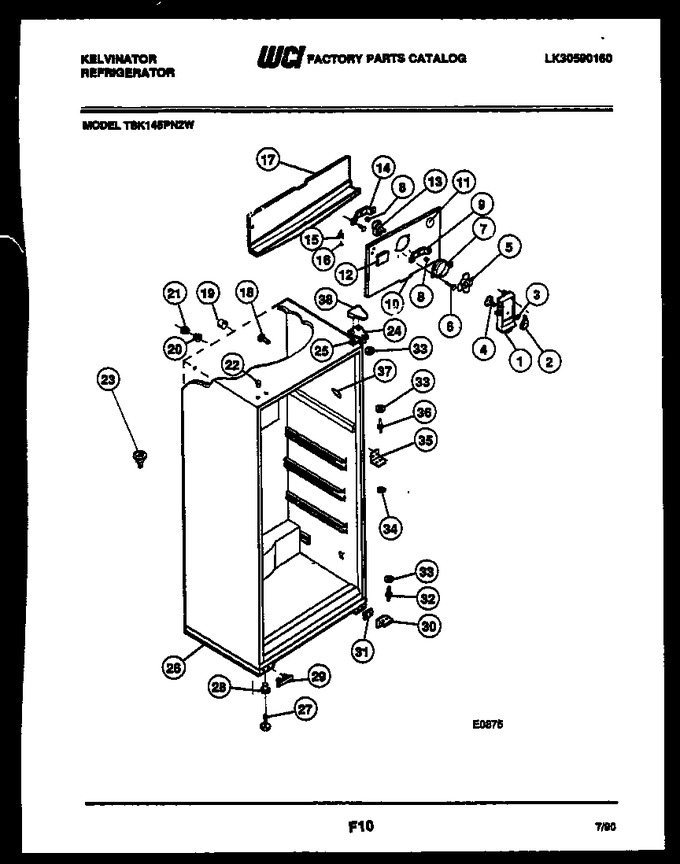 Diagram for TSK145PN2W